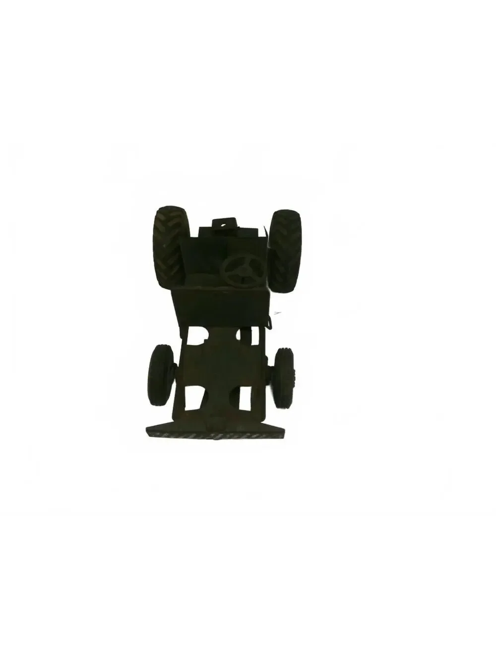 Vintage Metal Miniature Farm Tractor Toy